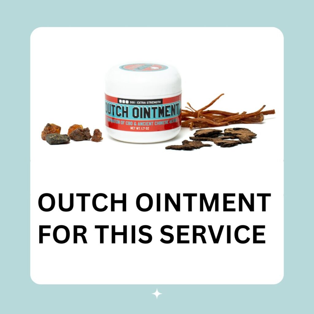 Ultimate Pain Relief Duo featuring Outch Roll-On with 500mg CBD and Kinesiology Tape for natural relief from back pain, foot pain, and joint discomfort.
