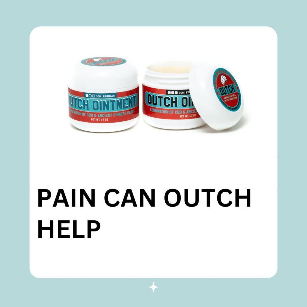 Ultimate Pain Relief Duo featuring Outch Roll-On with 500mg CBD and Kinesiology Tape for natural relief from back pain, foot pain, and joint discomfort.
